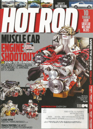 HOT ROD 2015 APR - AMX, 1st GT350, '71 TRANS AM, BUBBLETOP, Z06 VETTE